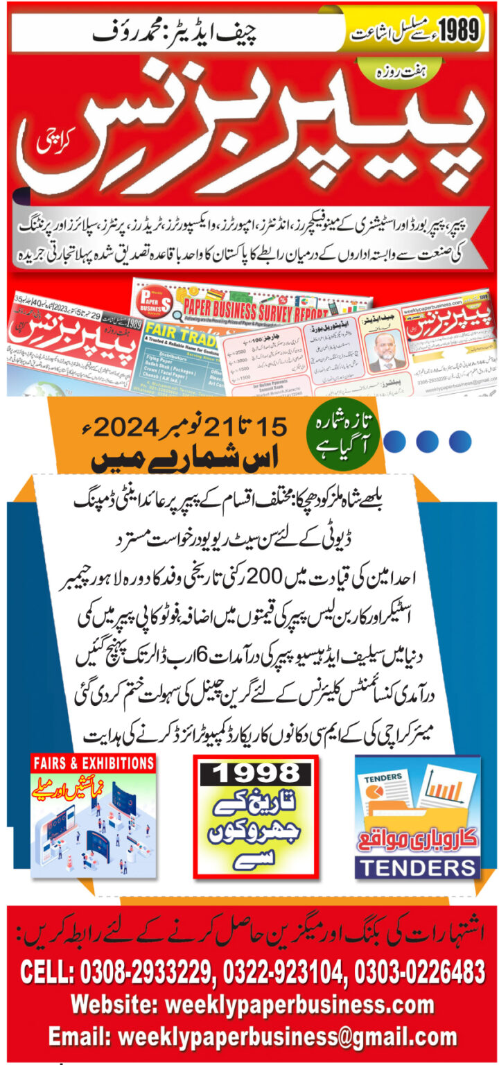 Weekly Paper – 15th NOv to 21st Nov, 2024